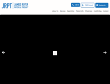 Tablet Screenshot of jamesriverpt.com